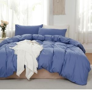 Queen Duvet Cover Set - Blue